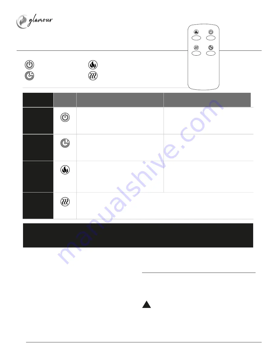 glamour TS36 Important Instructions & Operating Manual Download Page 8