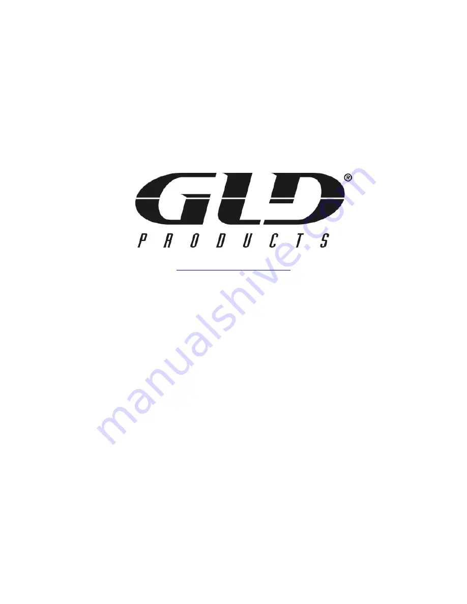 GLD Products 64-0912 Manual Download Page 21