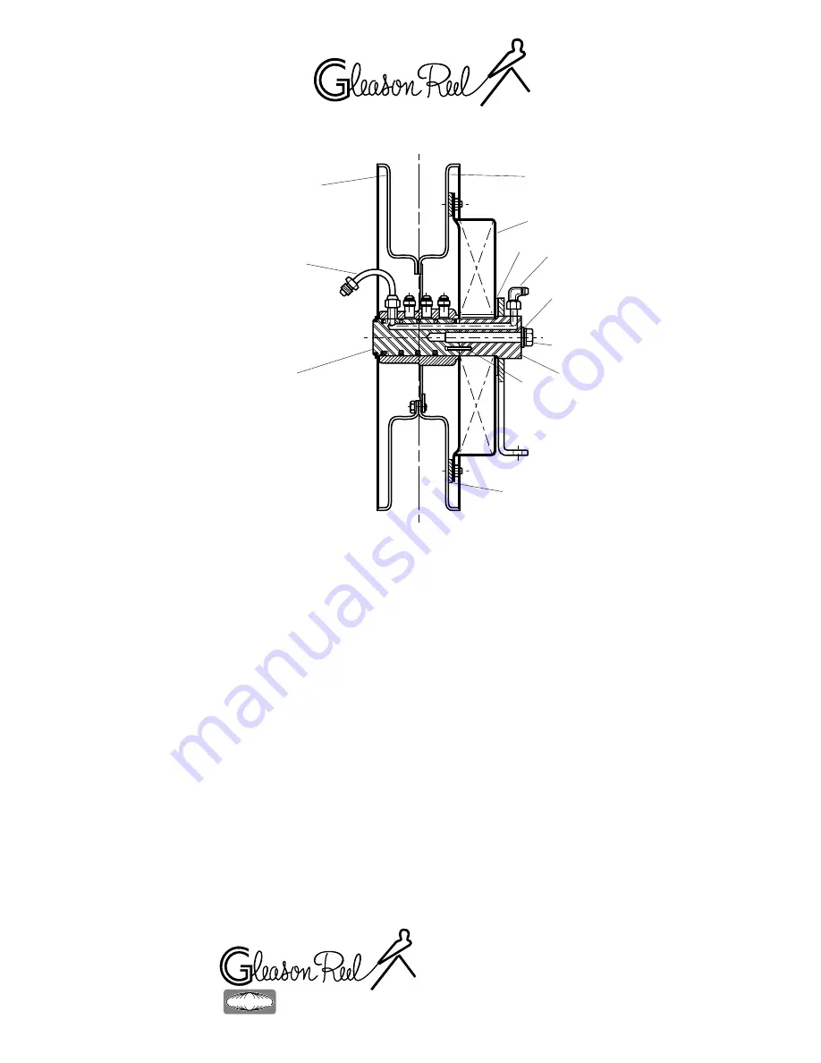 Gleason Reel Dual Hose Reel R-45 Parts List Download Page 1