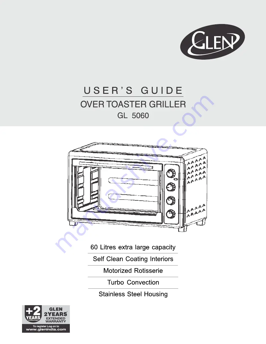 Glen GL 5060 Скачать руководство пользователя страница 1