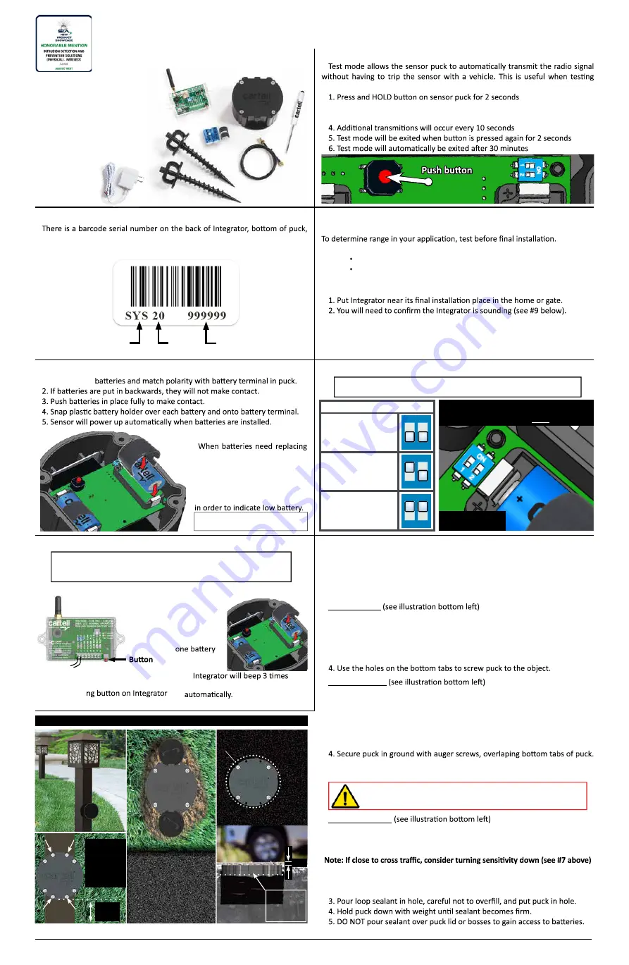 Global Access CW-SYS Instructions Download Page 1