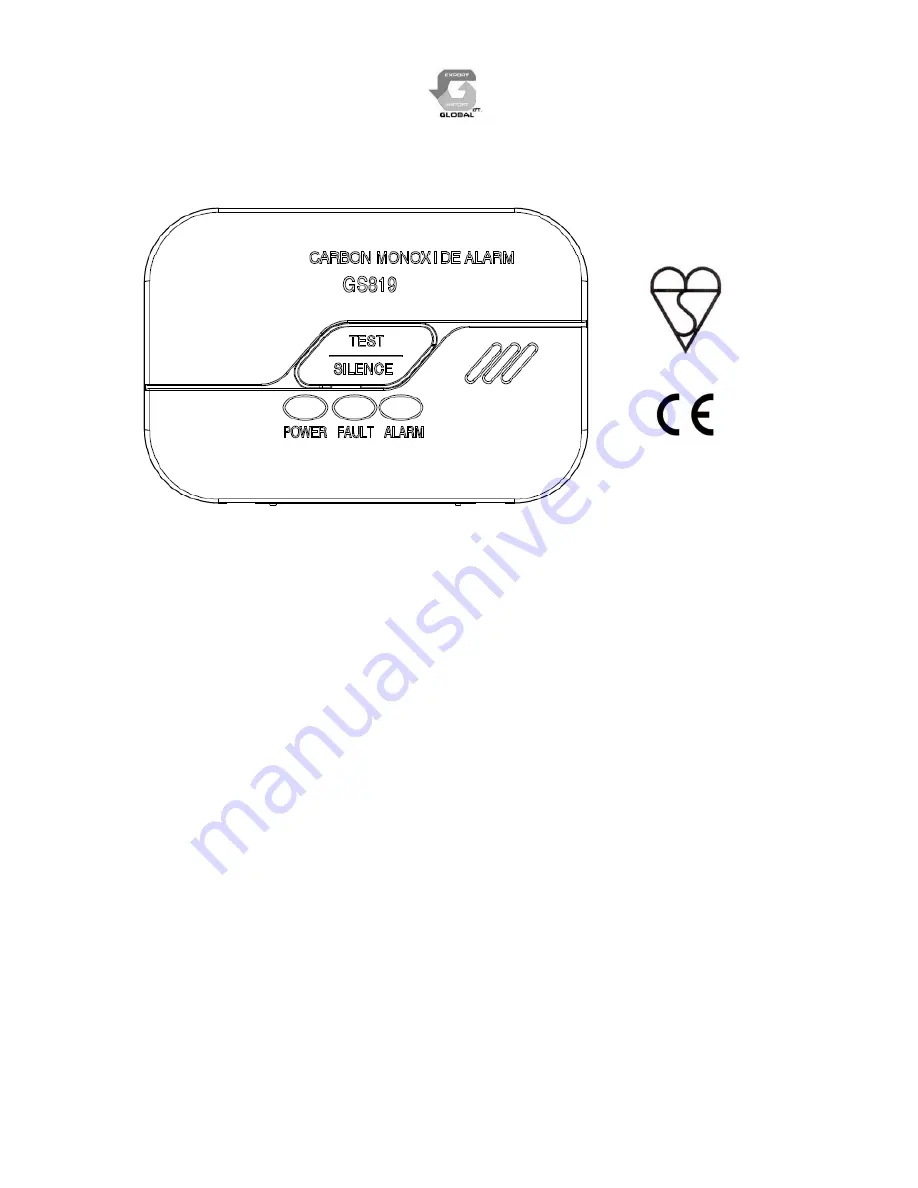 Global GS819 User Manual Download Page 1