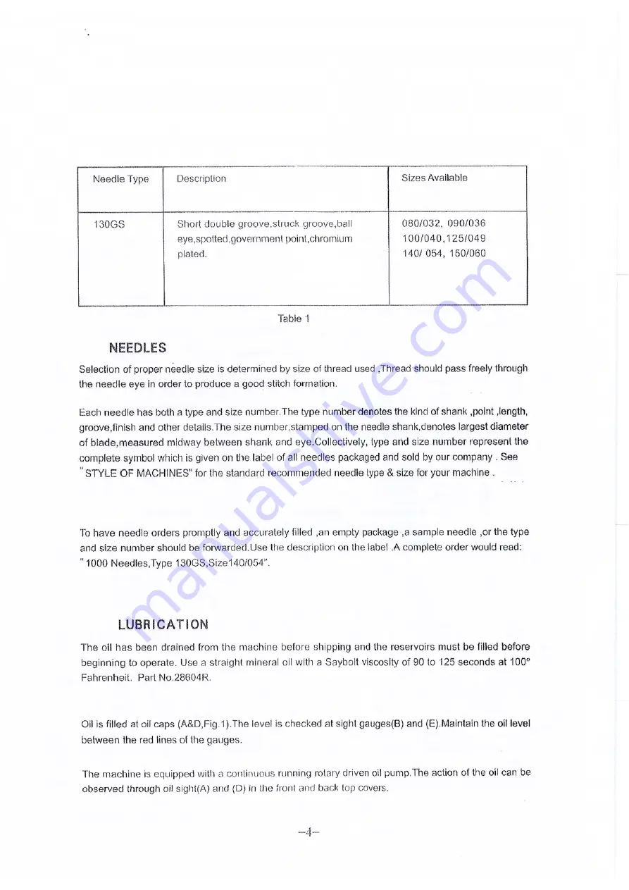 Global US 35800 Instruction & Parts Manual Download Page 9