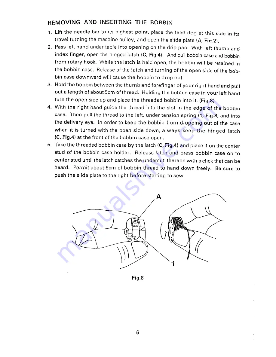 Global WF 955 AUT Spare Parts & Instruction Manual Download Page 34