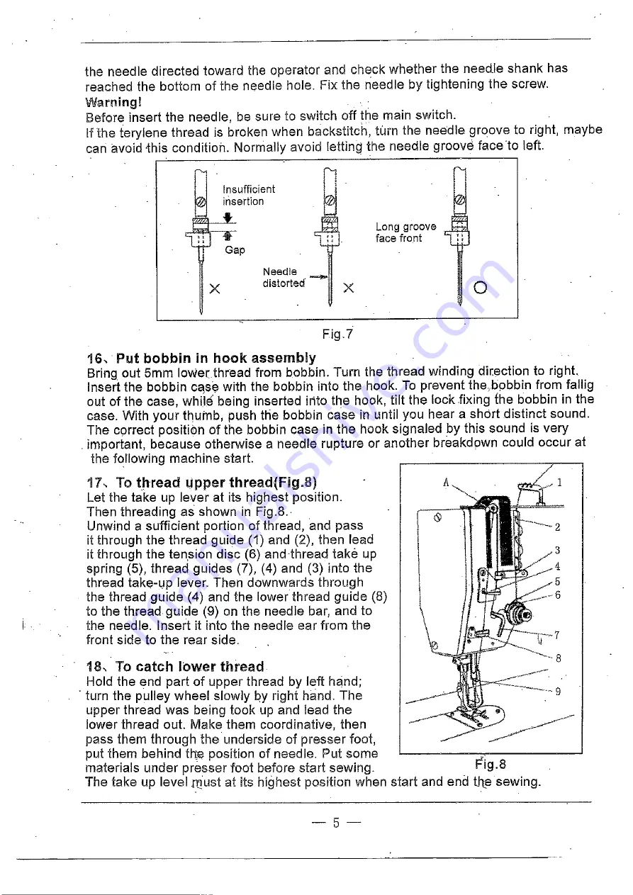 Global ZZ 9567-75 Instruction Manual Download Page 8