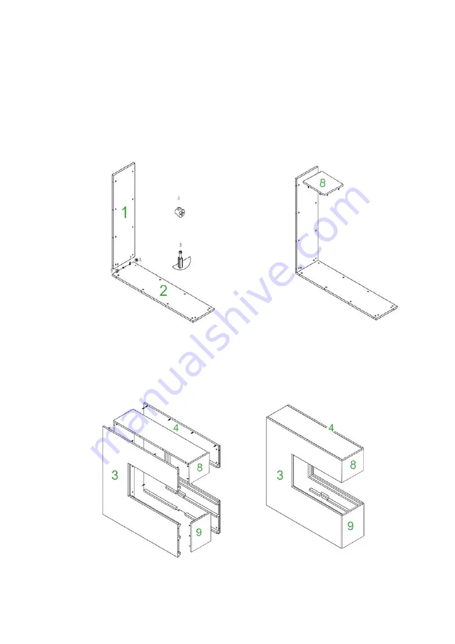 Glow Fire Schiller Assembly Instructions Manual Download Page 11