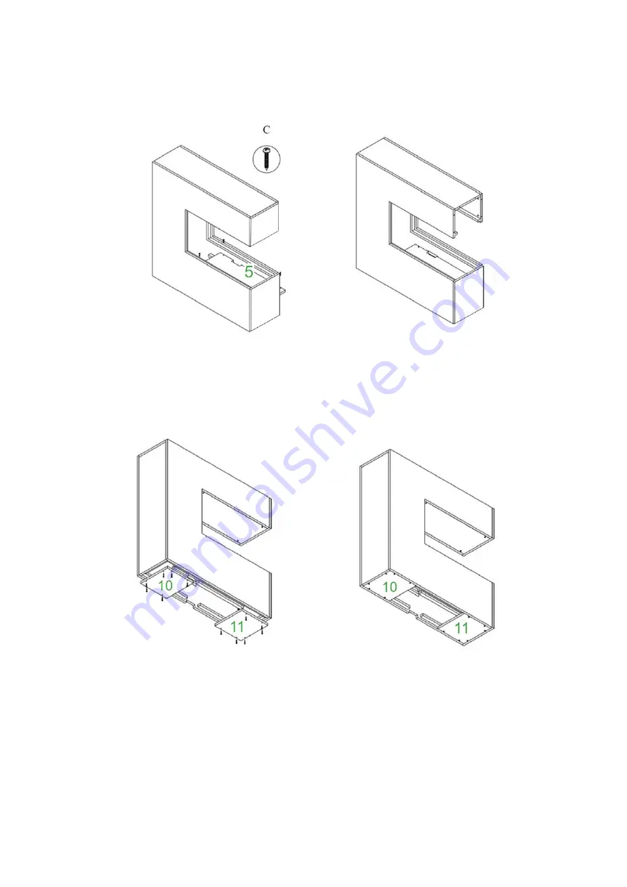 Glow Fire Schiller Assembly Instructions Manual Download Page 54