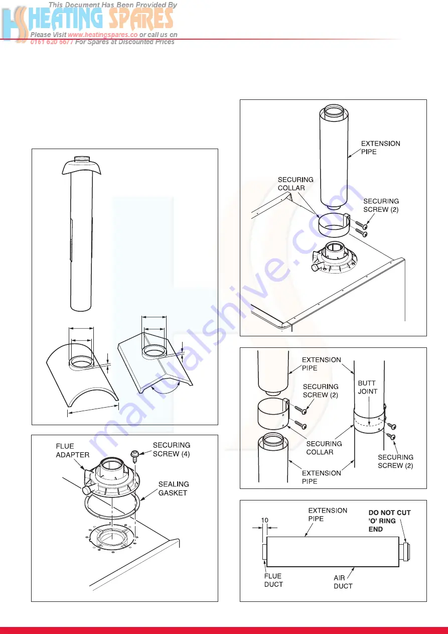 Glow-worm 100sxi Installation And Servicing Manual Download Page 33