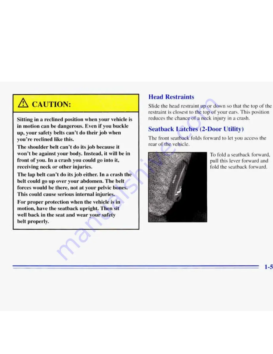 GMC 1996 Suburban Owner'S Manual Download Page 13