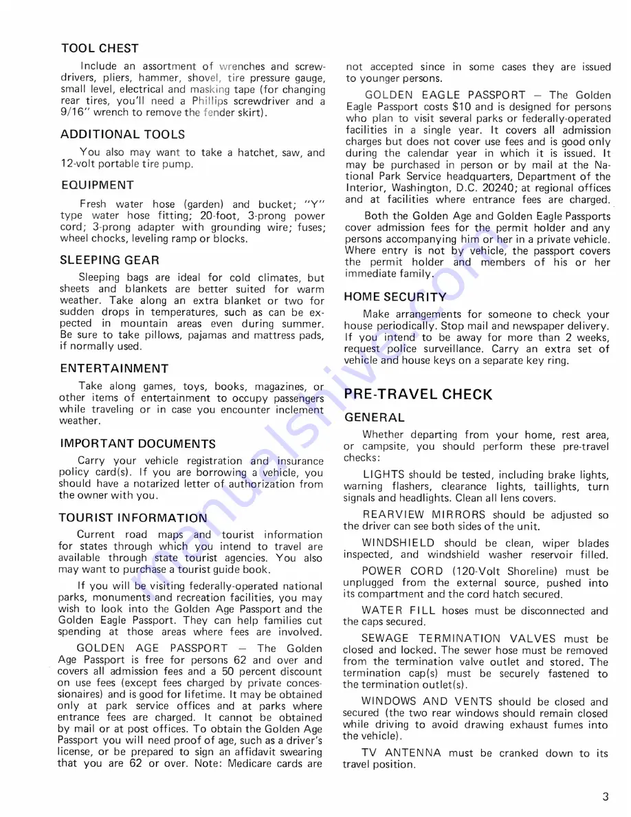 GMC Birchaven Owner'S Manual Download Page 7