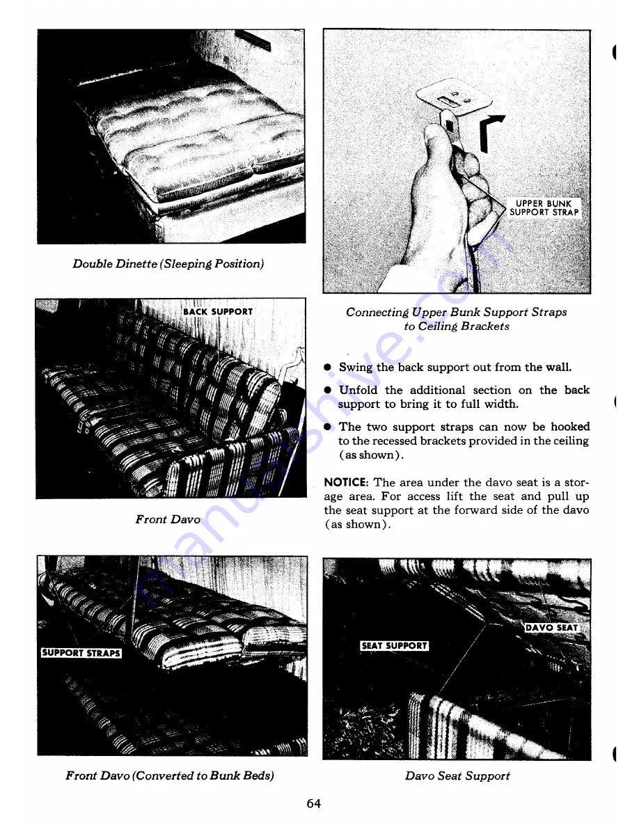 GMC MOTORHOME 1978 Operating Manual Download Page 67