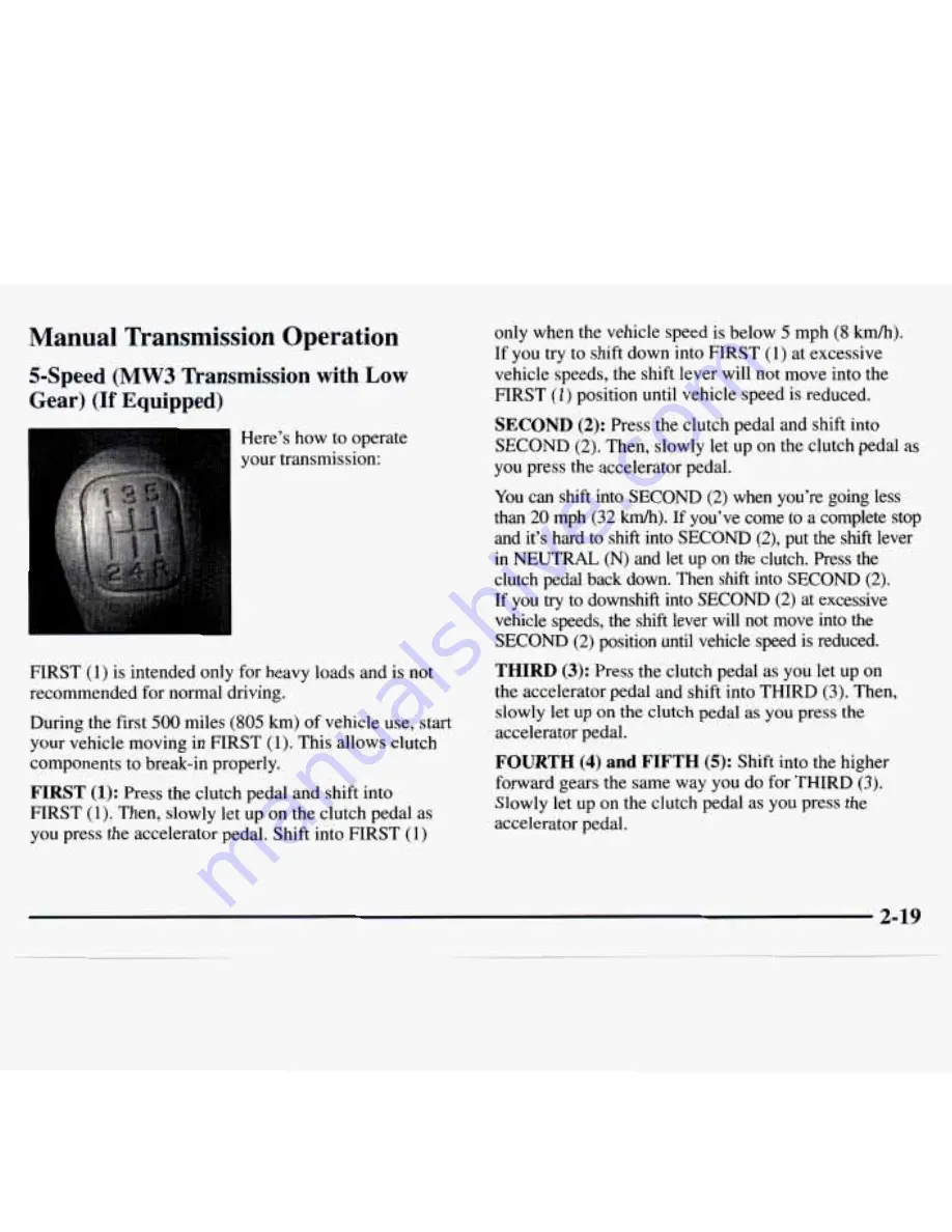 GMC SIERRA 1997 Manual Download Page 93