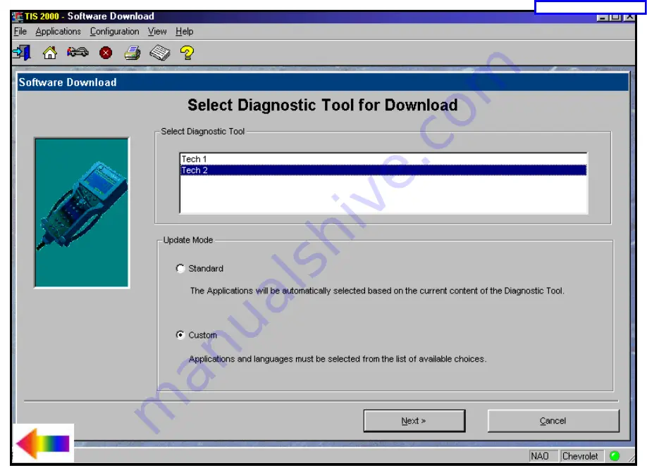 GMC Tech 2 User Manual Download Page 231