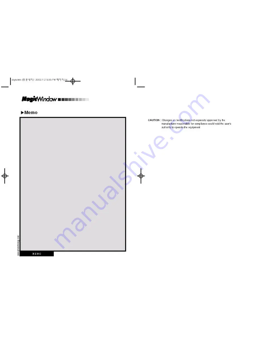 GMS MagicWindow DT-15NT Скачать руководство пользователя страница 16