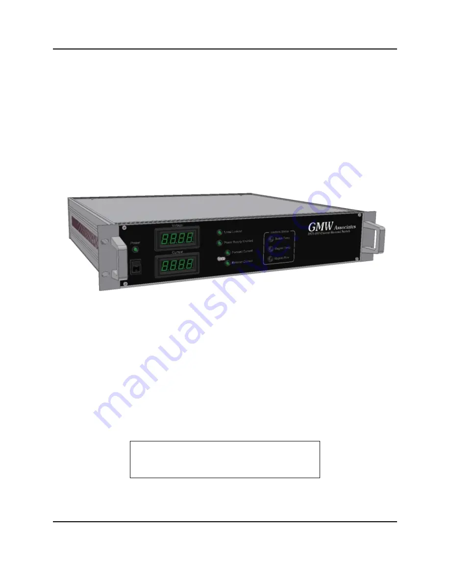 GMW 5971-160 User Manual Download Page 1