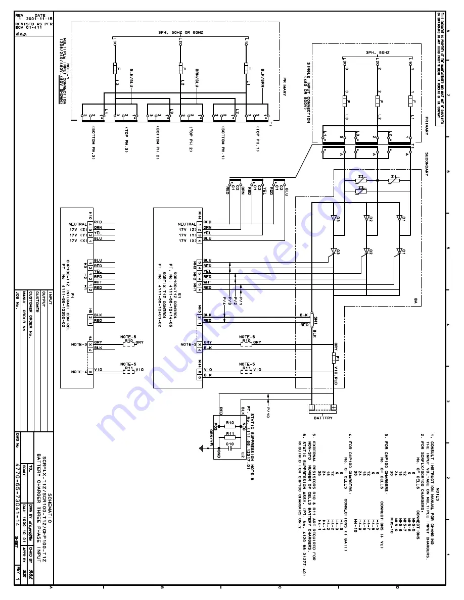 GNB SCR100-06-260S1Z Скачать руководство пользователя страница 28