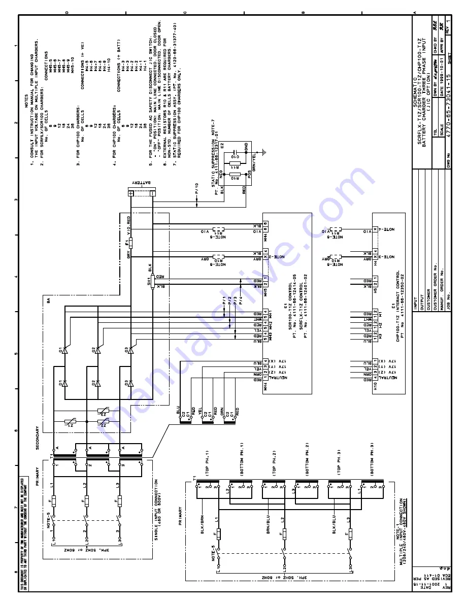 GNB SCR100-06-260S1Z Скачать руководство пользователя страница 29