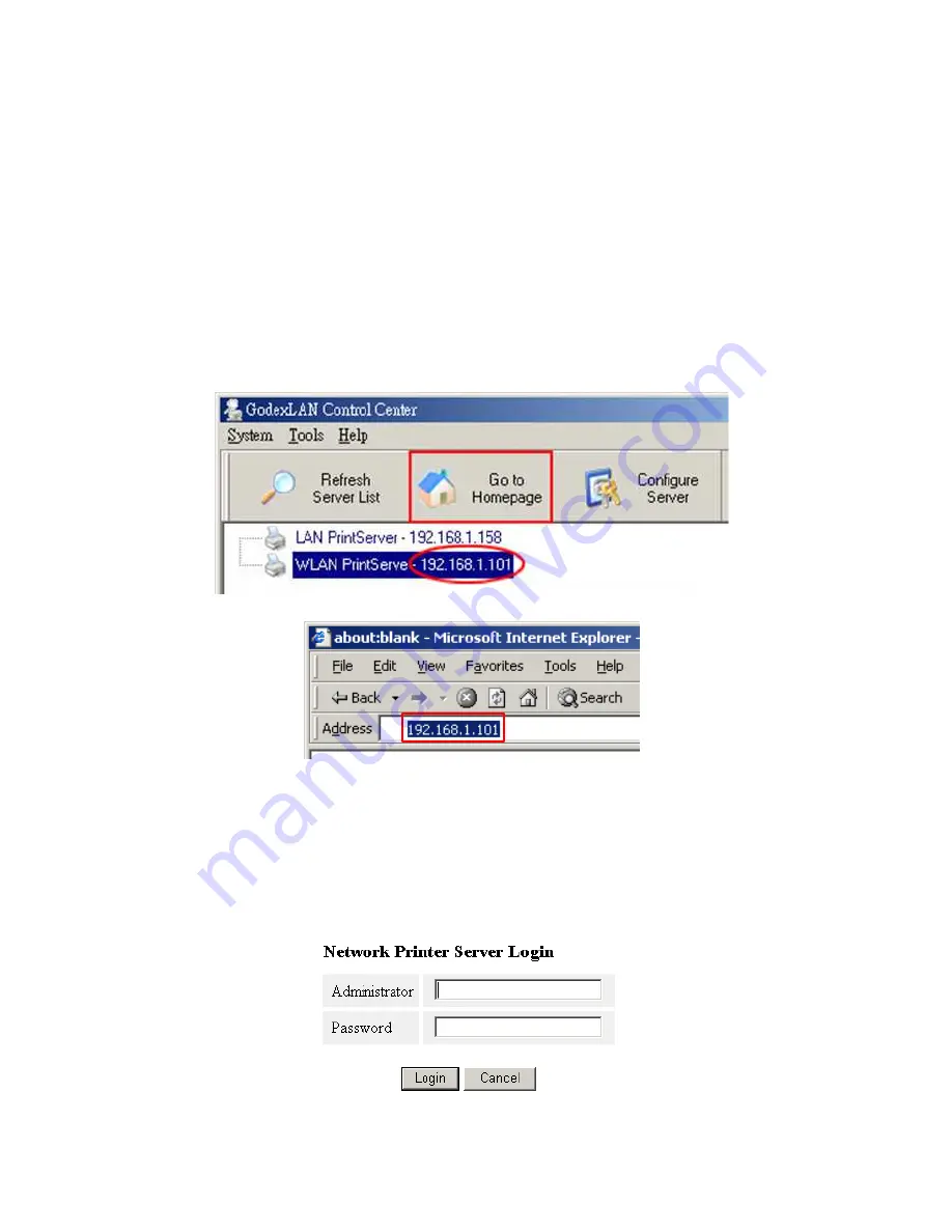 Godex GodexLAN Скачать руководство пользователя страница 12