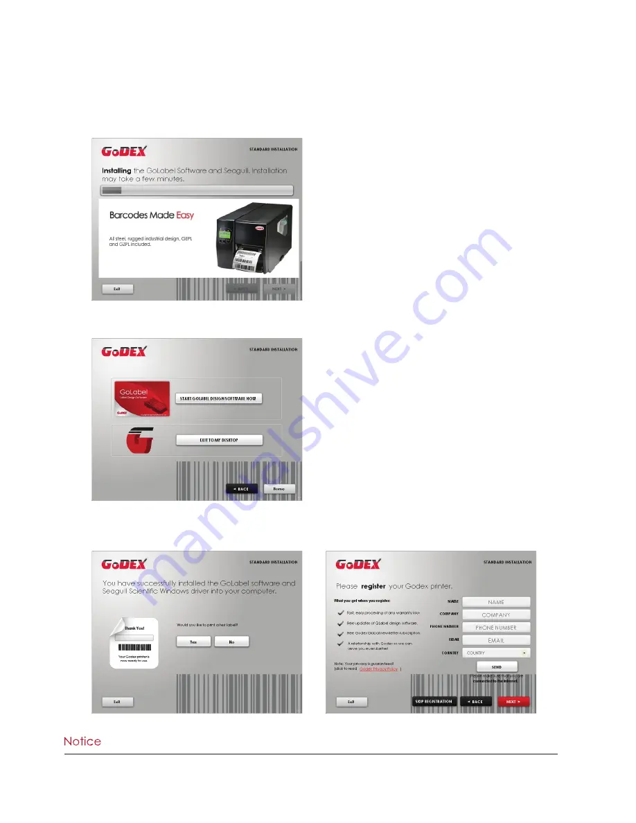 Godex RT700 SERIES User Manual Download Page 21