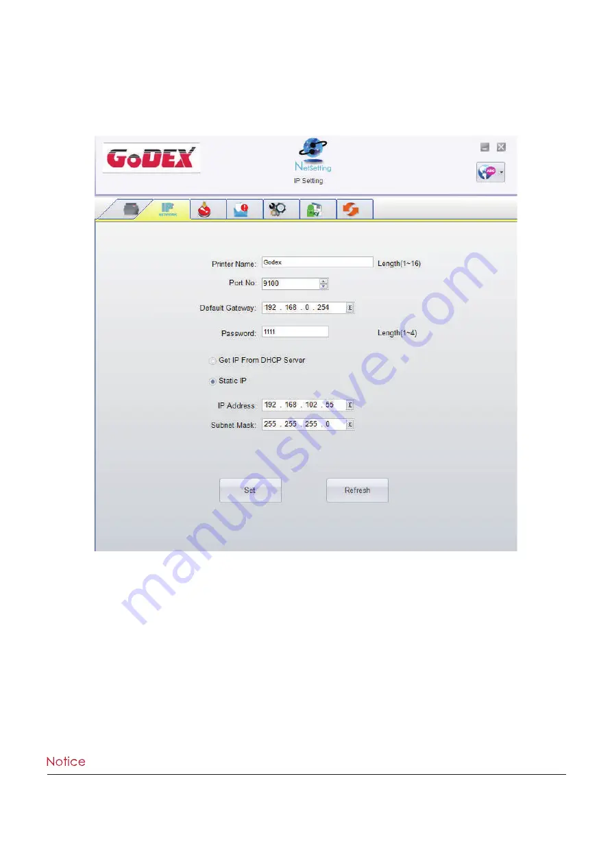 Godex ZX1200i User Manual Download Page 39