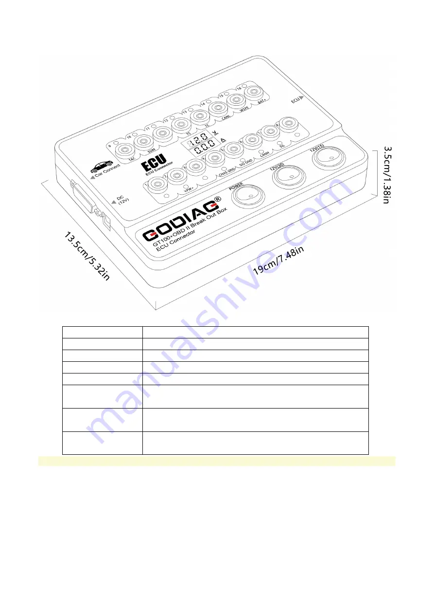 GODIAG GT100+AUTO TOOLS OBD II Скачать руководство пользователя страница 22