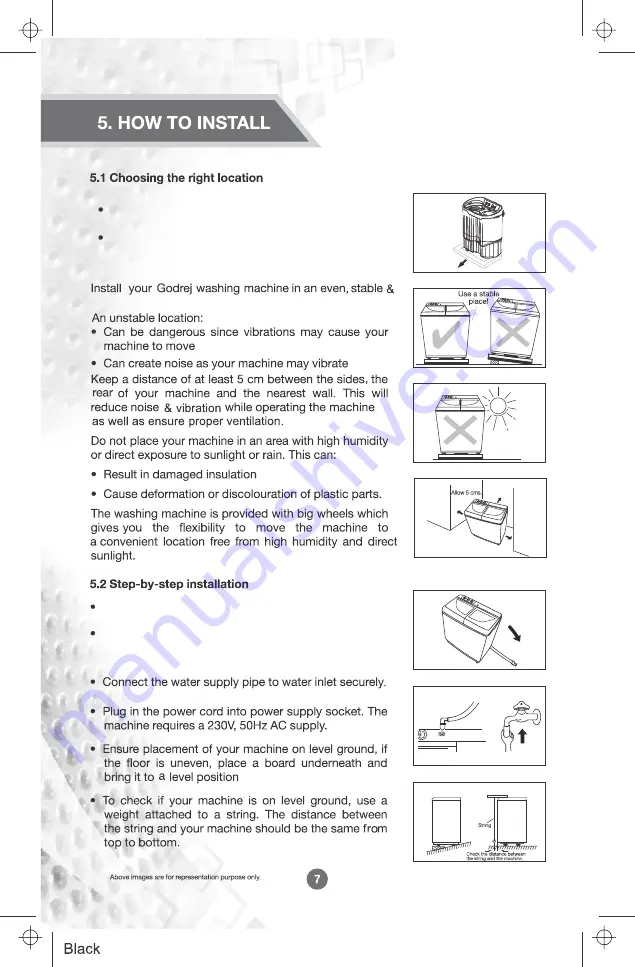 Godrej WSEDGE PRO 85 5.0 PB3 M User Manual Download Page 10