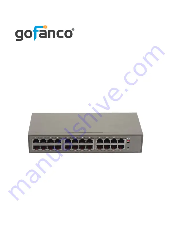 gofanco EthSwitch24P User Manual Download Page 1