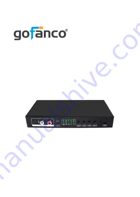 gofanco HDRswitch4P-Aud Скачать руководство пользователя страница 1