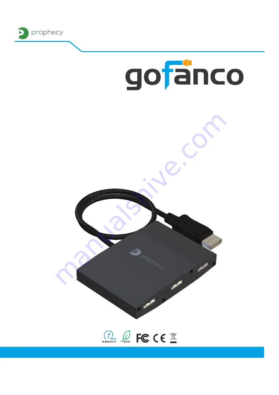 gofanco PRO-MSTDP3DP User Manual Download Page 1