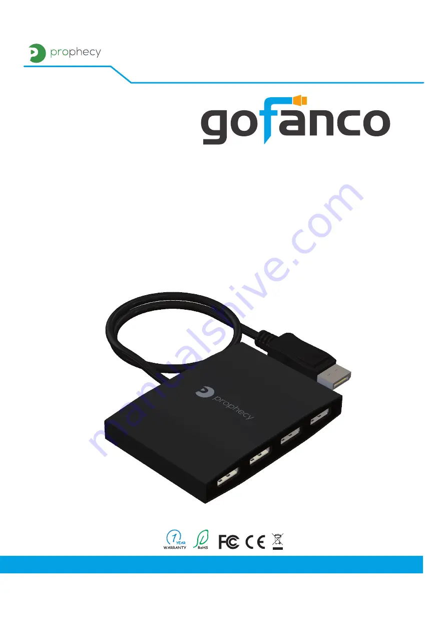 gofanco PRO-MSTDP4DP User Manual Download Page 1