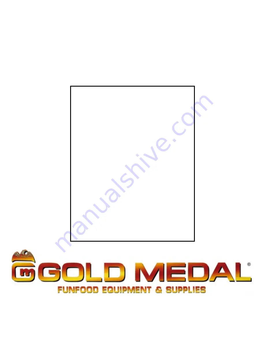 Gold Medal 8102 Instruction Manual Download Page 1