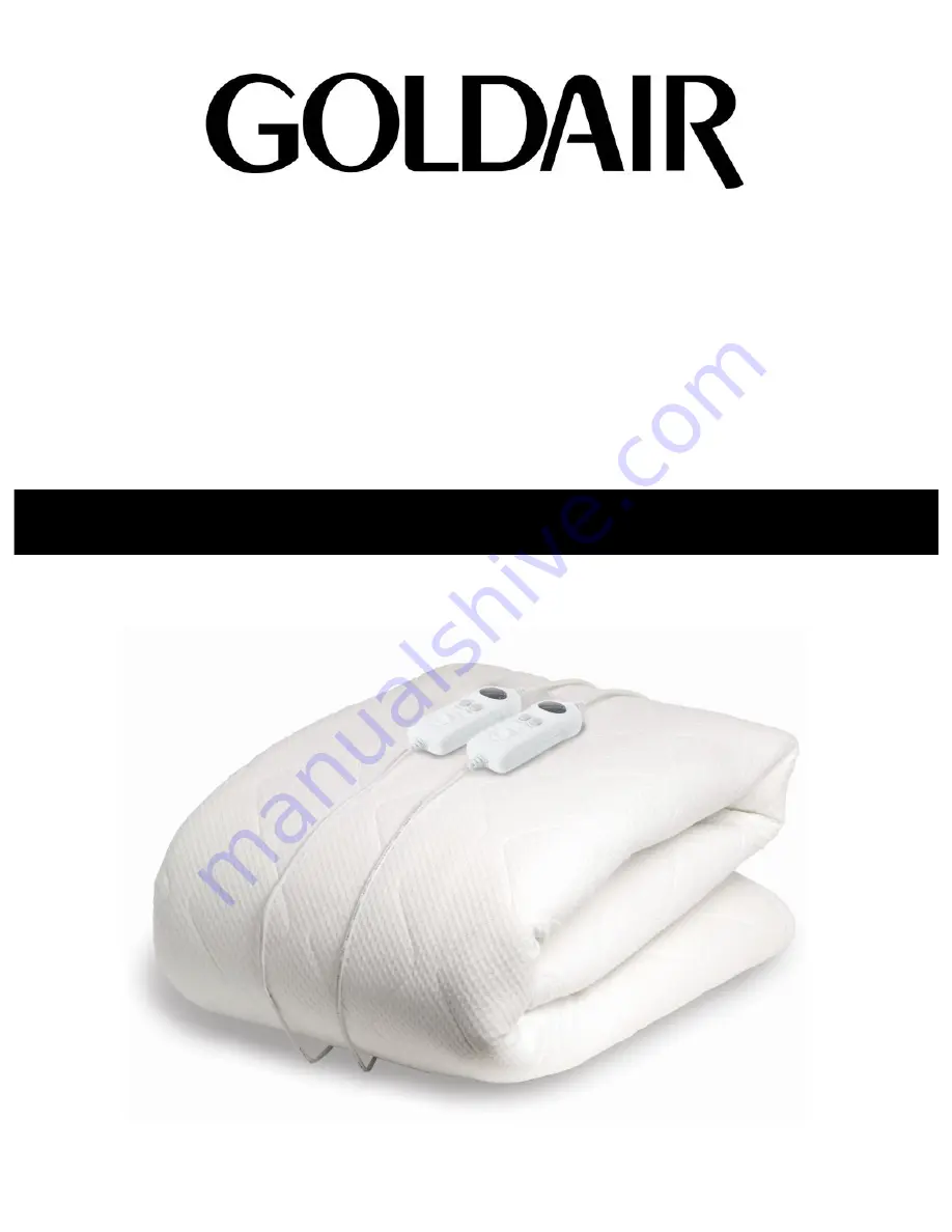 Goldair GELUB SERIES Operating Instructions Manual Download Page 1