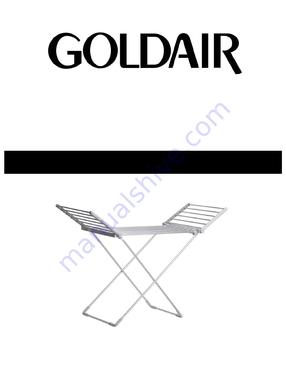 Goldair GHCR200 Operating Instructions Download Page 1