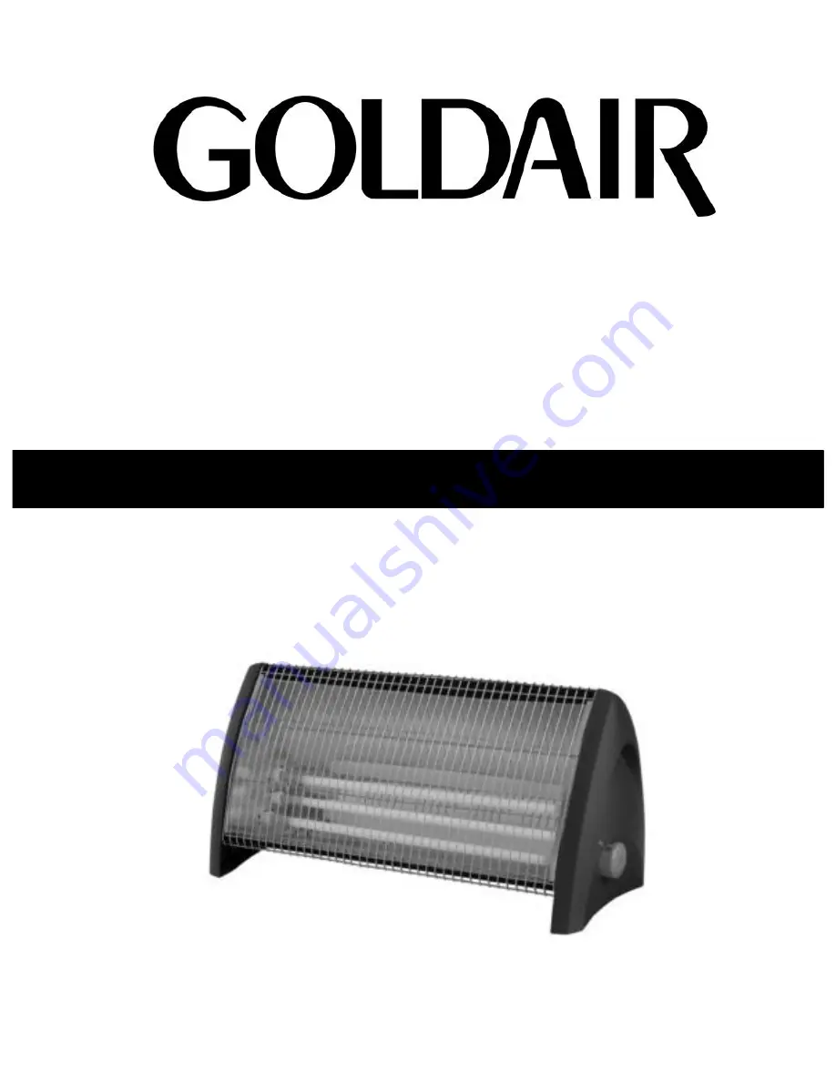 Goldair GIR300 Operating Instructions Download Page 1