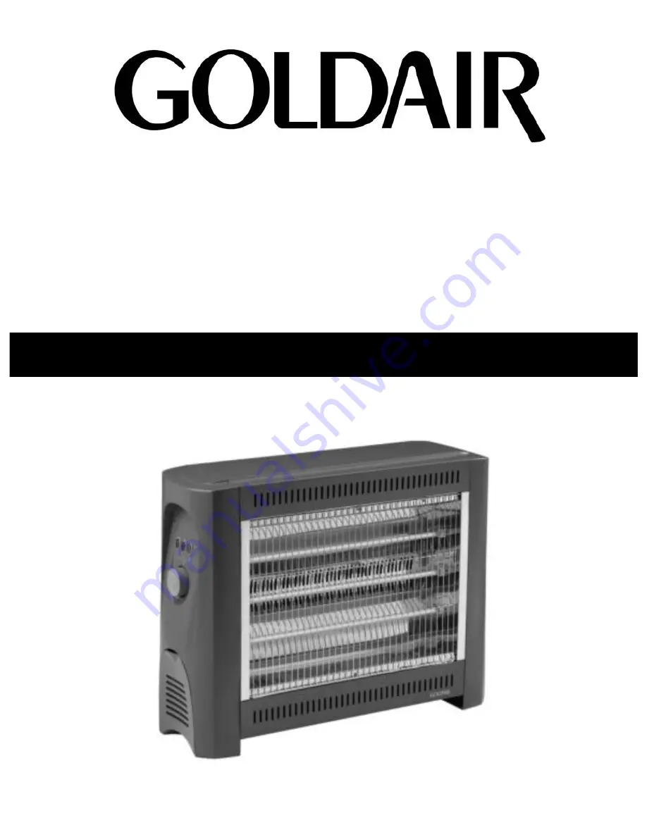 Goldair GIR400 Operating Instructions Download Page 1