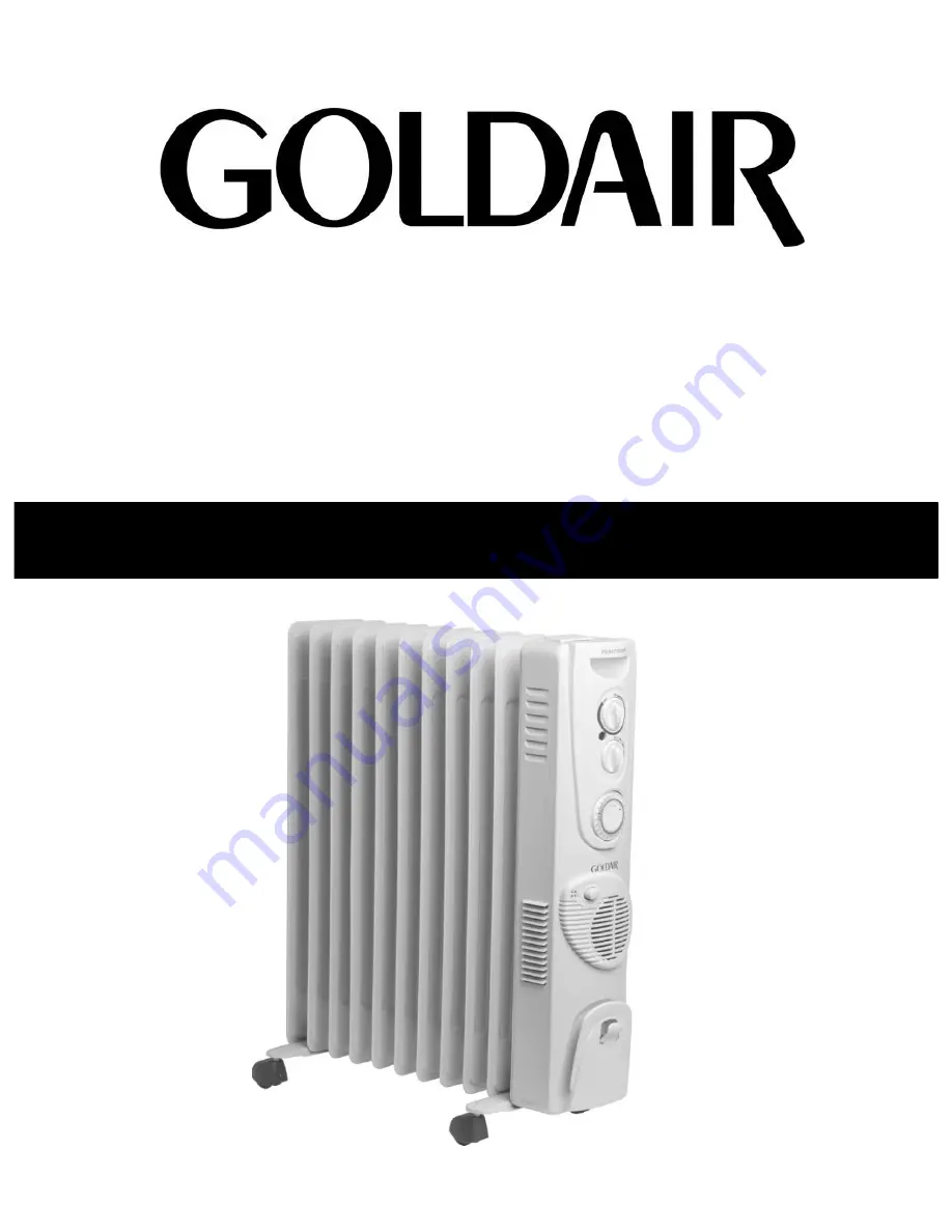 Goldair GOC1411TH Operating Instructions Manual Download Page 1