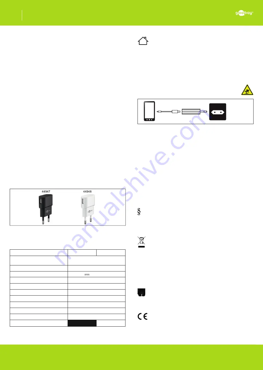 Goobay 44947 User Manual Download Page 1