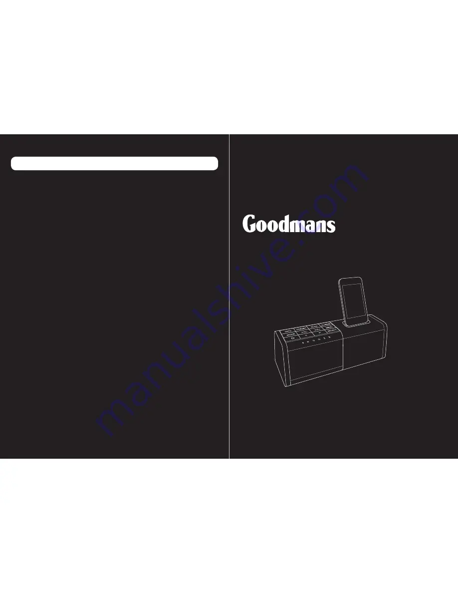 Goodmans GCR1881DABIP User Manual Download Page 1