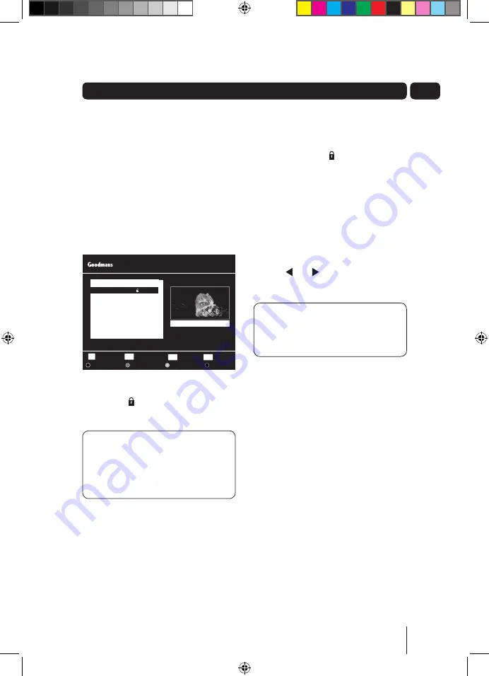 Goodmans GDB1232DTR User Manual Download Page 17