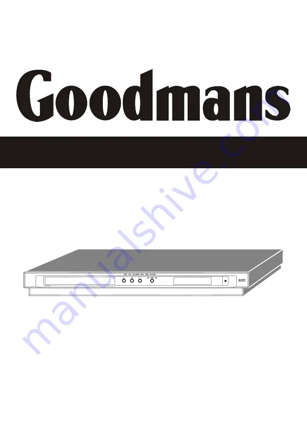 Goodmans GDVD 157 Instruction Manual Download Page 1