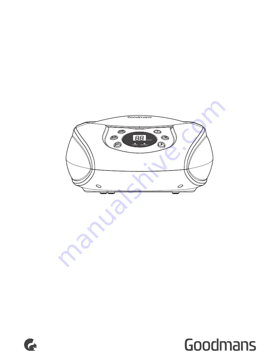 Goodmans GSP06BLK User Manual Download Page 1