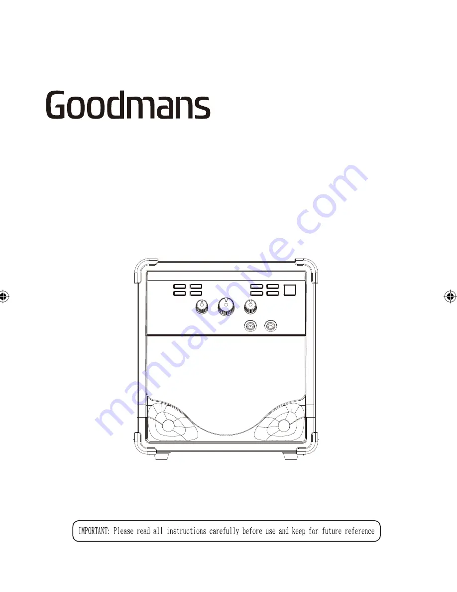 Goodmans XB16CDGBT User Manual Download Page 1