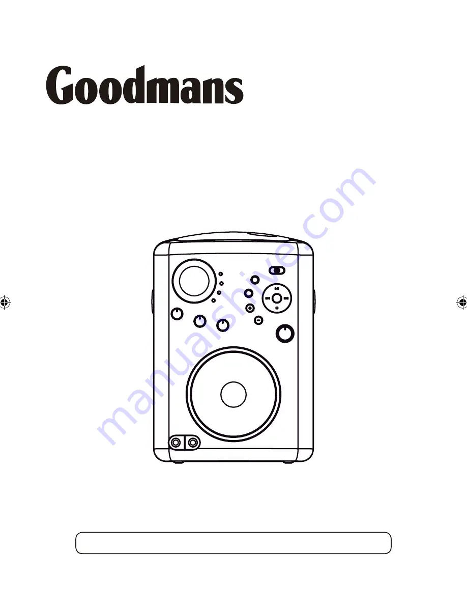 Goodmans XB4CDGX Скачать руководство пользователя страница 1