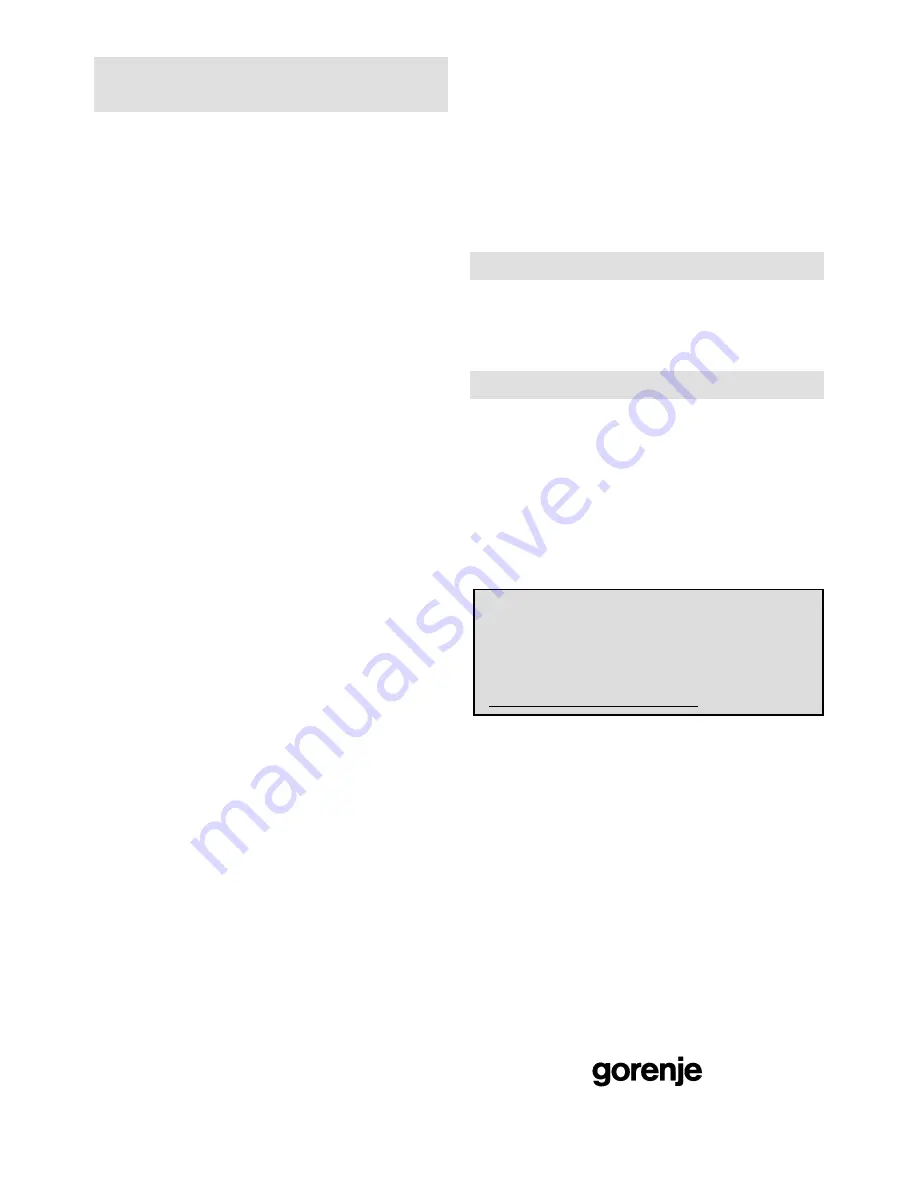 Gorenje GMO 25 ORA-ITO Instruction Manual Download Page 31