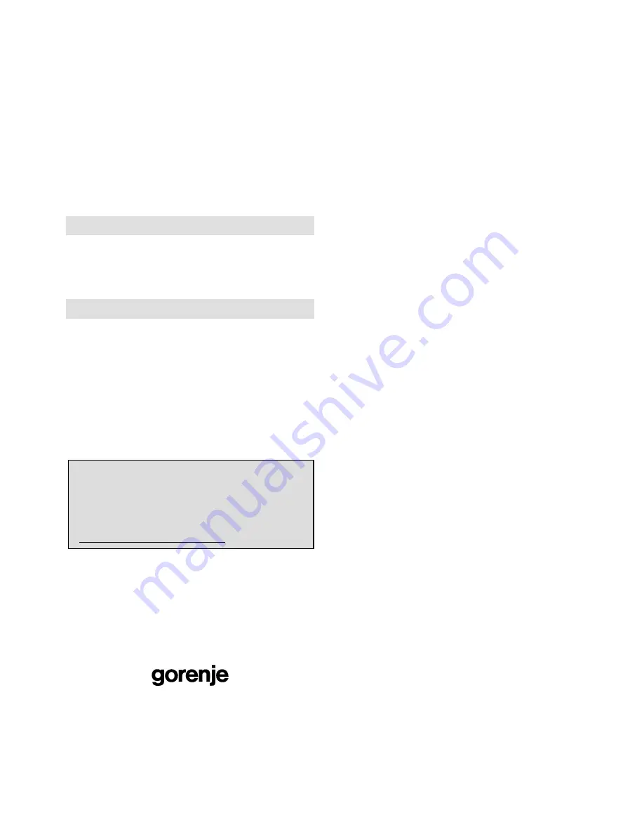 Gorenje GMO 25 ORA-ITO Instruction Manual Download Page 60