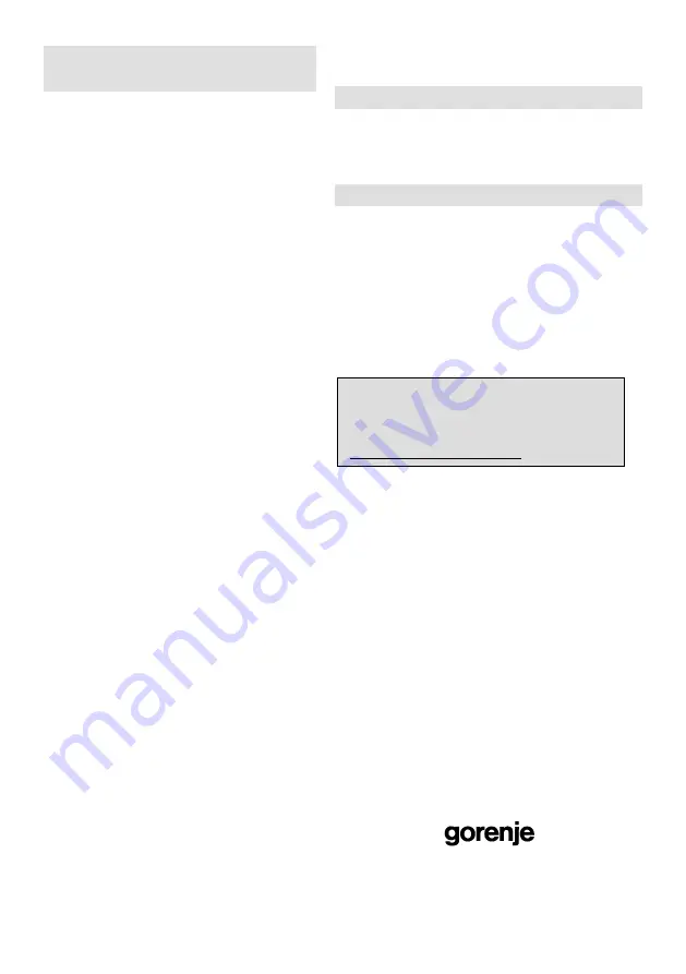 Gorenje MO 17 DS Instruction Manual Download Page 47