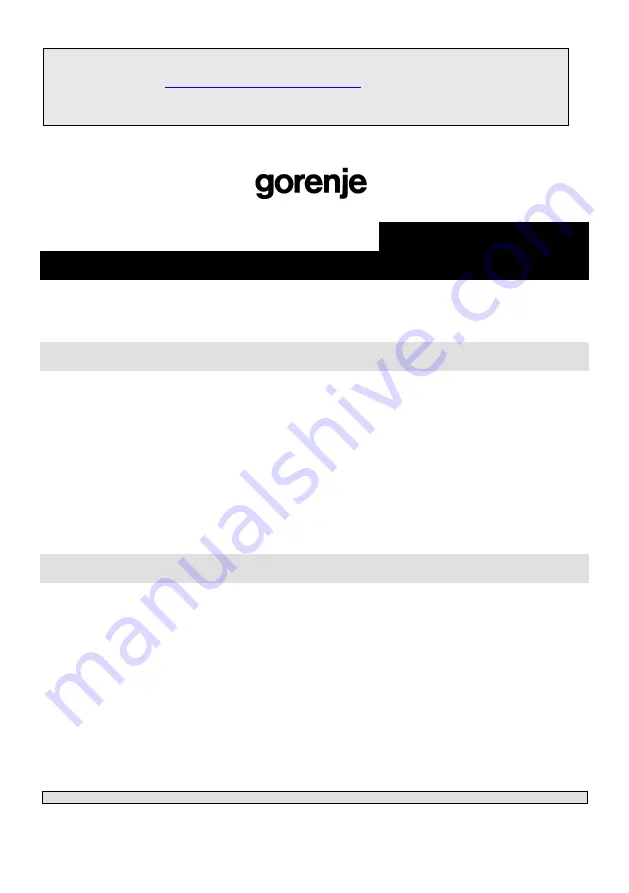 Gorenje MO 20 MW Instruction Manual Download Page 85