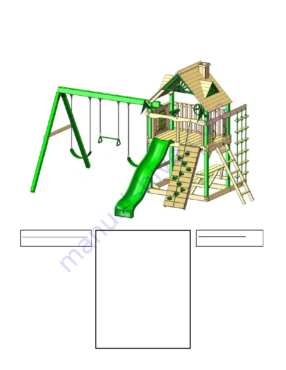 Gorilla Playsets 1500AWF Assembly Instructions Manual Download Page 12