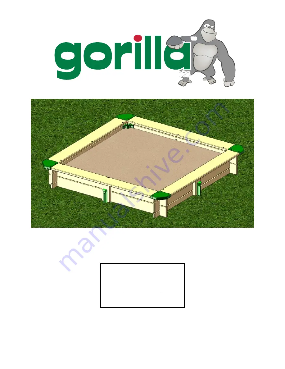 Gorilla Playsets 2600 Скачать руководство пользователя страница 1