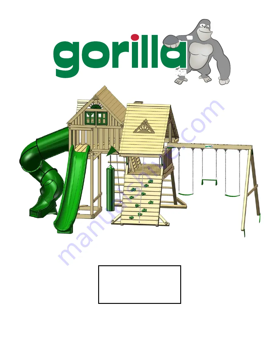 Gorilla Playsets Sun Palace Deluxe 723 Скачать руководство пользователя страница 1